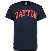 Dayton Flyers Arch WEM T-Shirt - Navy Blue,baseball caps,new era cap wholesale,wholesale hats